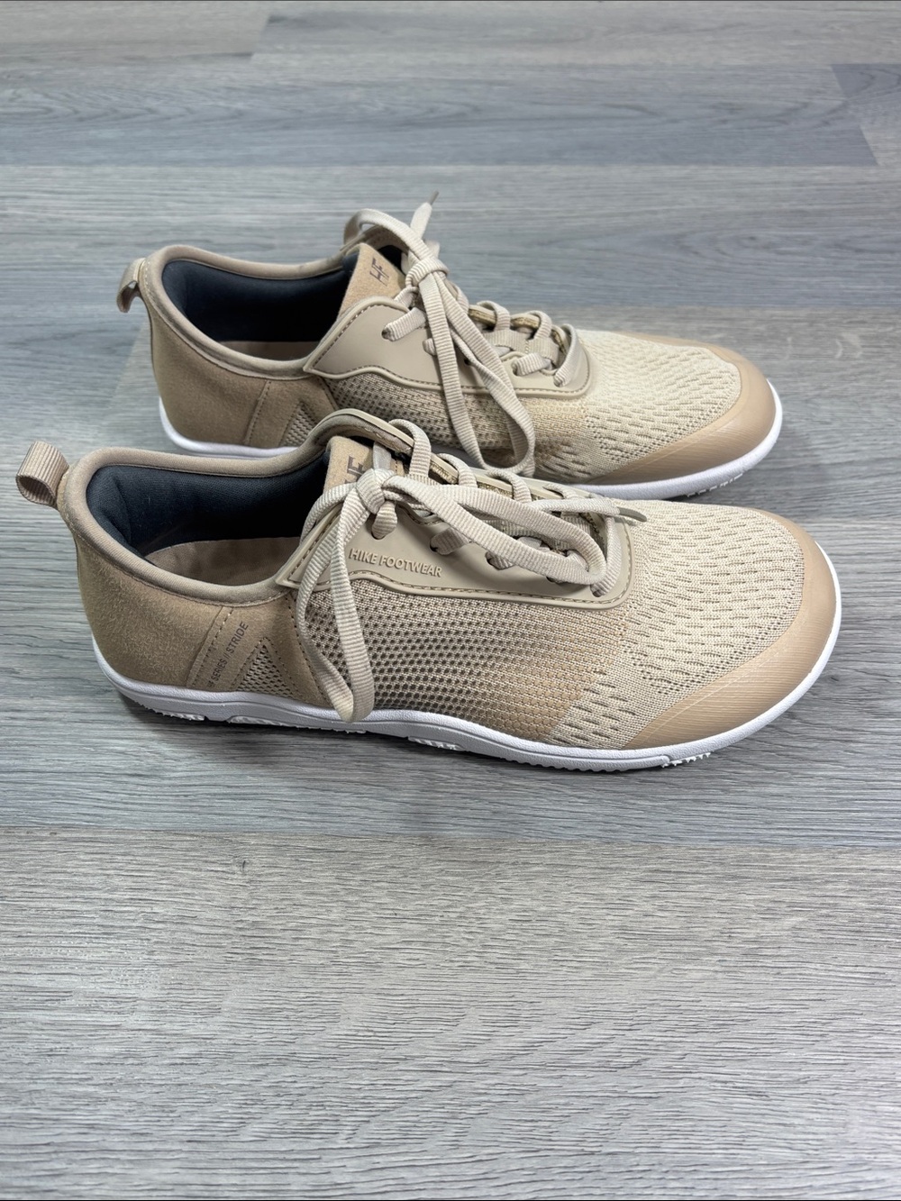 HIKE Footwear HF Stride Beige Barefoot Sneakers - size8/8.5 - Picture 3 of 10